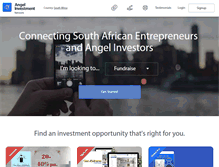 Tablet Screenshot of investmentnetwork.co.za